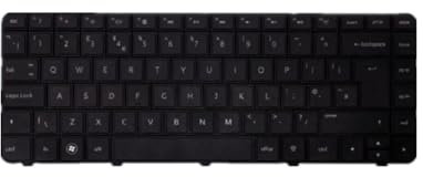 Tastiera del laptop Per For HP Compaq Presario CQ58-100 300 Nero UK English Layout