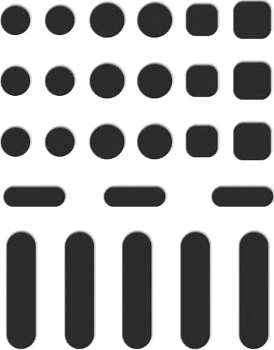 JiSiTeCai Webcam Cover Privacy Screen with Dots, Squares and Bars Pattern, Universal Fit, No Residue (26)