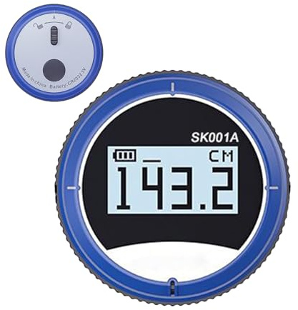 Biniveil Digital Rouleau Mètre Numérique - Outil de Mesure Intelligent avec Écran LCD - Règle de Longueur Précise pour Plomberie Construction Bricolage Amélioration de l'Habitat Ingénierie Travaux