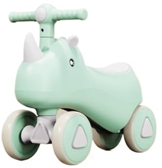 Wiggle car Unicorn Baby Balance Bike For Boys Girls Ride On Toys With Music Lights First Birthday Gifts swing cars(Gr�n,No Music Light)