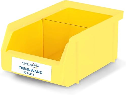 HMH 10x Trennwand Trennsteg QUER für Stapelboxen der Größe S (161x105x75mm)