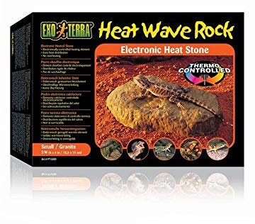 Exo Terra Roca Heizstein, Stein der Wärme, 5 W, Quadratisch, Erwachsener, Indoor, Heizlüfter, Synthetisch, Glatt, Mittelfest, Waschbar, 3er Pack