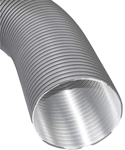 Aluflexrohr 2-lagig 80mm Gussgrau ohne Wandroset
