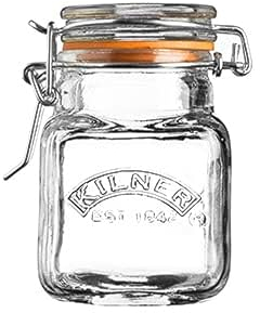 Kilner Clip Top Square Spice Jar 70ml