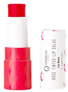 Omorfee 100% organischer, getönter Lippenbalsam-Stick-Behandlung, natürlicher Lippentönungsglanz, Rote Beete & Kakaobutter,rosarote Farbe, feuchtigkeitsspendender Lippenbalsam. Tinted Lip Balm- 6g