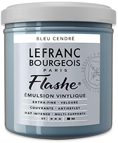 Lefranc Bourgeois 230339 Acrylique et Vinyle Couleur, aschblau, 7 x 7 x 7,3 cm