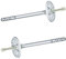 LTX Lot de 200 chevilles à disque, diamètre 10 x 70 mm, chevilles isolantes, WDVS, polystyrène, reste