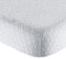 CASA TESSILE Coprimaterasso Sanity Spugna Matrimoniale, cm 180x200+25, Proteggi Materasso Elastico con Angoli