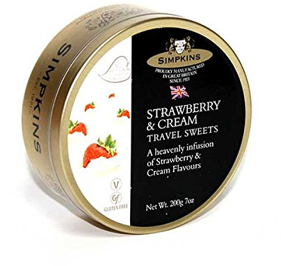 Simpkins Strawberry & Cream Travel Sweets (2 Pack)