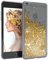EAZY CASE Hülle kompatibel mit iPhone 6 / 6S Schutzhülle mit Flüssig-Glitzer, Handyhülle, Schutzhülle, Back Cover mit Glitter Flüssigkeit, TPU/Silikon, Transparent/Durchsichtig, Gold