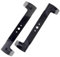 Matijardin - Lame compatible avec Castelgarden, Honda, Iseki, compatible avec John Deere, Sabo, Solo, Stiga, Viking coupe 46 cm. La paire gauche/droite