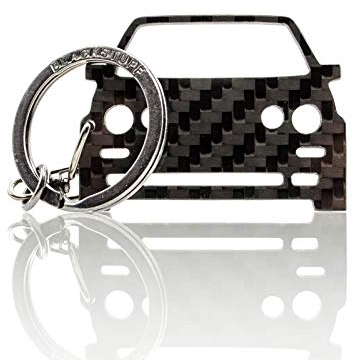 BlackStuff Carbon Karbonfaser Schlüsselanhänger Kompatibel mit Golf GTI Mk2 1983-1991 BS-849