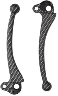 Generico Boita 2.0 Coppia Leve Freno - Frizione compatibile con Vespa 50-90 - 125 effetto Carbonio Nero Opaco NO FRENO A DISCO