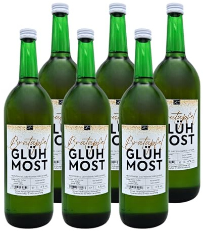 Bratapfel-Glühmost 6% vol. 6 Flaschen (6 x 1 Liter)