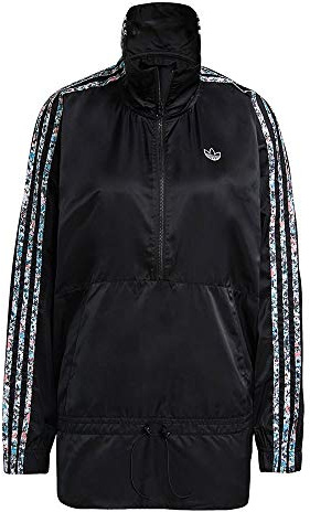 adidas Damen Windbreaker Jacke, Schwarz, 34 EU