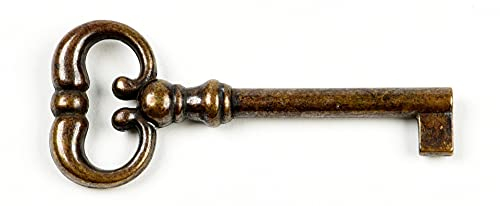 Möbelschlüssel Antik Stilmöbel Brünniert Ersatzschlüssel Rohling Patina 7098/42.01
