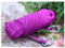 QHY Outdoor-Kletterseil mit 2 Stahlhaken, 10 mm, Mehrzweckseile, statisches Kletterseil, Eiskletterausrüstung, Feuerrettung, Fallschirmseil (Farbe: Lila, Größe: 10 m x 10 mm)