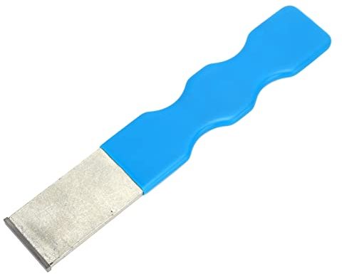 JUMZ Wolframcarbid-Schaber, vielseitig, tragbar, Blauer Griff, Verformung, 1-1/4 ''-Klinge, zum Abdichten, Entrosten