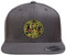 Cobra Kai Offizielles Lizenzprodukt Patch Premium Snapback Cap (Dunkelgrau), Einheitsgröße
