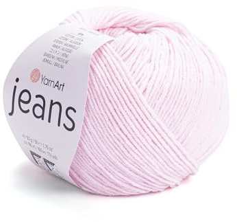 YarnArt Jeans Sport, filato 55% cotone, 45% acrilico, 1 matassa/gomitolo da 50 g, 150 m, morbido filato di cotone, per lavorare a maglia e amigurumi (74)