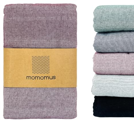 MOMOMUS Dünne Tagesdecke, Bettüberwurf Vielseitiger oder Dünne Überwurf für Bett - Leichte, Praktisch, Komfortabel - Ideal als Überwurfdecke für Sofa, Sessel und Bett - Violett, 230x260 cm