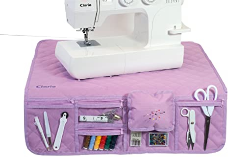 Clarie Arbeitsunterlage, wattiert,mit diversen Aufbewahrungsfächern, geräuschhemmend, schont die Oberfläche 5 Fächer, teilweise mit Zipper, platzsparend faltbar