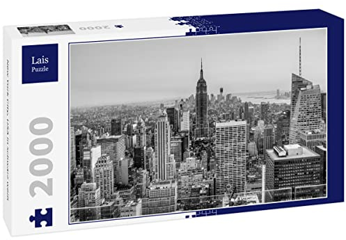 Lais Puzzle New York City, USA in schwarz weiß 2000 Teile