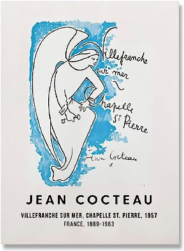 Berühmte Jean Cocteau Poster Und Drucke Linien Ausstellung Wandkunst Jean Cocteau Malerei Von Leinwand Für Zuhause Wanddekoration Bild 40x60cmx1 Kein Rahmen