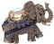LOVIVER Strass Broschen Elefant Brosche Pin Cartoon Vintage Stil Revers Abzeichen Mode Tier Pin Anstecknadel für Hut Kleidung Hochzeit Anzug Damen, BRAUN
