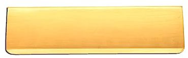 Infinity Decor 11” or 12” Victorian Letter Plate Tidy Inner Flap - Solid Brass Letterbox Internal Door Cover Plate (Polished Brass, 11)