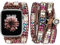 JR.DM Boho Armband Kompatibel mit Apple Watch Armband 38mm 40mm 41mm 42mm 44mm 45mm 46mm Naturstein Armbänder Handgefertigtes Geflochtenes Uhrenarmband für iWatch Series 10/9/8/7/6/5/4/3/2/1/SE