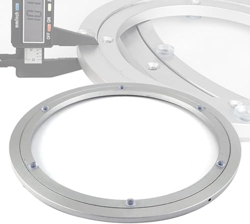 Drehplatte Schwerlast Tischplatte Tv Drehteller Tisch 200 300 400 500 600mm Rotating Food Turntable, Lazy Susan Aluminium Drehlager Drehscheibe, Lager Esstisch Rotierende Platte