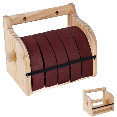 Schleifpapierrollenspender, Schleifpapierrollen, organisierter Spender