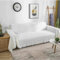 Bishilin Sofabezug 3 Sitzer rutschfest, Überzug Sofa Ecksofa 230x340CM Weiß mit Herz Motiv Couchbezug Katzenschutz Universal