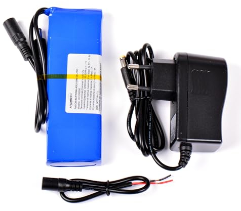 AFTERTECH Pack batterie 12 V 3 200 mAh 3,2 Ah rechargeable au lithium 133 x 45 x 22 mm 3 S2P 12,6 V D3C3