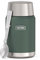 Thermos ICON Food Jar 0,71 l, grün/forest mat, Speisegefäß für Essen 710 ml, doppelwandigem 18/8 Edelstahl, hält warm und kalt, mit klappbarem Löffel, rutschfester Boden, absolut dicht