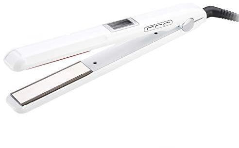 Faeymth Cuidado Ultrasónico e Infrarrojo Del Cabello Hierro Cuidado Personal Del Cabello Tratamiento Reparación Del Cabello Alisado Eléctrico Férula (Enchufe de Eu)