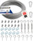 Angooni 35 m Stahlseil Set, Verdickt 2 mm E