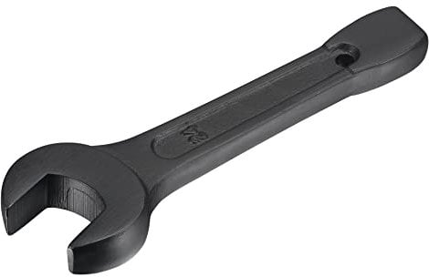QUARKZMAN 24mm Open End Schlagringschlüssel, Spannschlüssel aus hochfestem Stahl, Handwerkzeug mit Einzelkopf