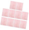 WRITWAA Lot De 10 Cotons Démaquillants Portables Lingettes Nettoyantes Pour Le Visage Petits Démaquillants Tissu Non Tissé Rose