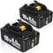 2X 18V 8.0Ah/8000mAh Ersatzakku für Makita Akku 18v BL1860B BL1860 BL1840 BL1830 BL1860B BL1815 BL1835 BL1850B BL1845 BL1850 BL1860B 194205-3 LXT-400 with LED Werkzeugakku