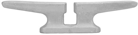 Rhawuy 6.6 Inch Dock Cleat | Cast Aluminum Proof Boat Cleat | Weatherproof Mooring Hooks for Kayak/Jet Ski/Canoe | 7/8 Inch Base for Secure Tying