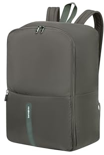 Samsonite TA Revolution - Faltbarer Kabinenrucksack 45 x 35 x 20 cm, Leichter Handgepäck für EasyJet, Reflektierende Details, 0.20 KG, Grün