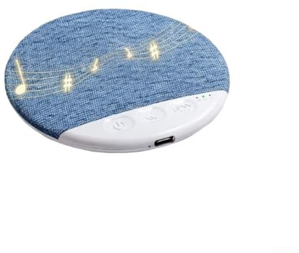 Lecteur de bruit blanc portable rechargeable Aide au sommeil 3 réglages de minuterie 200 mAh Batterie Masquage du bruit
