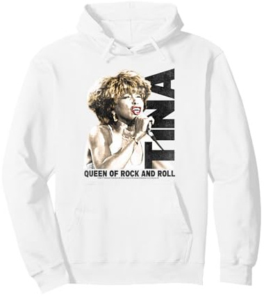 Tina Turner Queen of Rock and Roll Pullover Hoodie