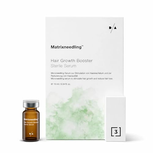Matrixneedling™ Hair Growth Booster – Microneedling Serum gegen Haarausfall mit Biotin & Vitamin B Komplex – Steriles Haarwachstum Serum für Dermapen, Dermastamp & Mesotherapie