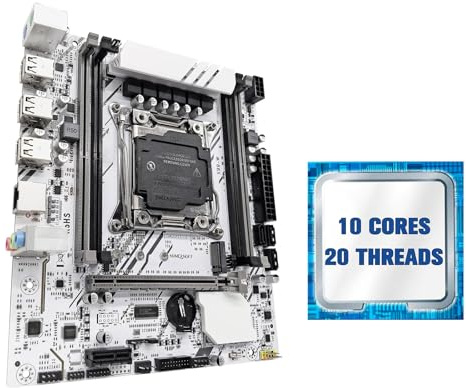 Placa Madre Kit de Placa Base Fit For ZSUS X99 con LGA2011-3 Xeon E5 2630 V4 CPU Memoria NVME M.2 SATA(Motherboards)
