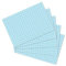 Herlitz 10901502 Karteikarte A7, kariert, Blau, 100 Stück