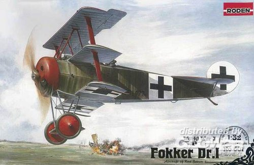 Roden 601 Modellbausatz Fokker Dr.I