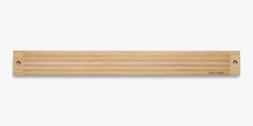 Arcos Magnetischer Messerhalter Bambus - Sicherer Messeraufbewahrung für moderne Küchen - 450 x 45 mm